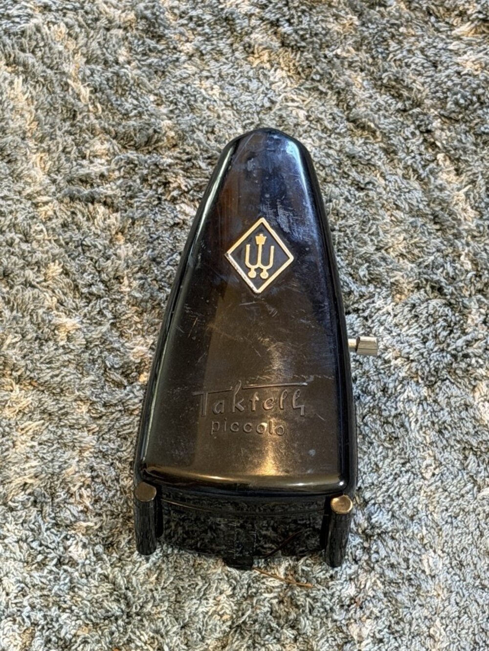 Vintage Wittner Taktell Piccolo Mechanical Wind-Up Metronome - Germany